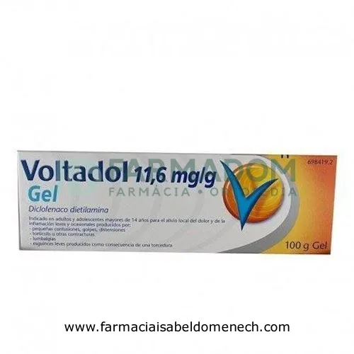 VOLTADOL 11,6 mg/g GEL 100 g GEL