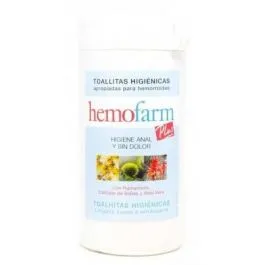 Diafarm HemoFarm Toallitas para higiene anal en bote