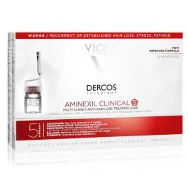 Vichy Dercos Aminexil Clinical Mujer Ampollas Anticaida