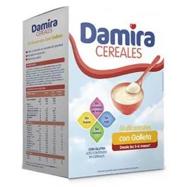 Damira Papilla 8 Cereales con Galleta María FOS