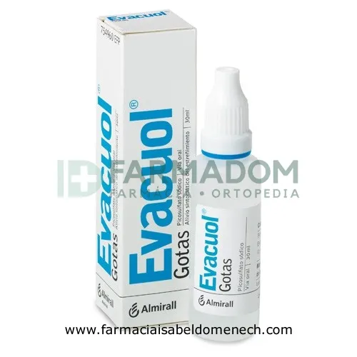 EVACUOL 7,5 mg/ml Gotas orales en solución , 1 frasco de 30 ml