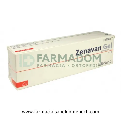 ZENAVAN 50 MG/G GEL , 1 tubo de 60 g