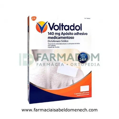 VOLTADOL 140 MG APOSITO ADHESIVO MEDICAMENTOSO, 5 apósitos