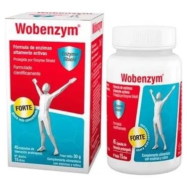 Wobenzym Forte Complemento Para Los Músculos En Comprimidos