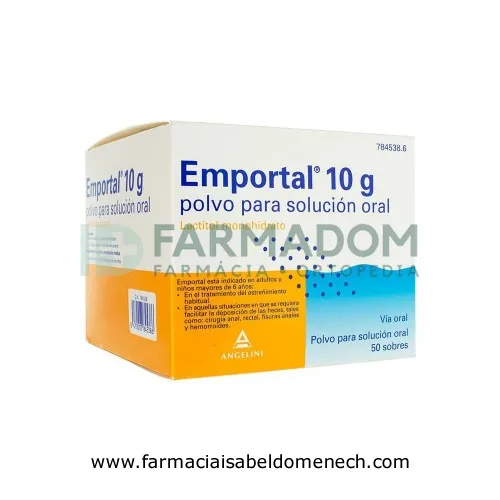 EMPORTAL 10 g POLVO PARA SOLUCION ORAL , 50 sobres