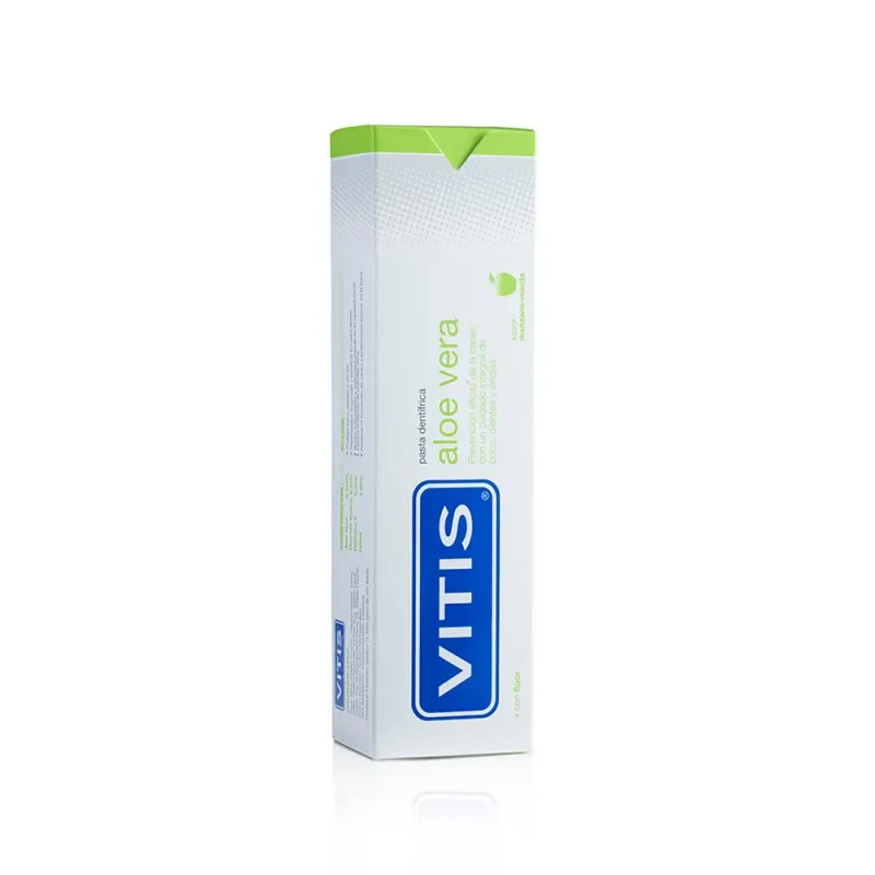 VITIS ALOE VERA PASTA DENTIFRICA 150 ML. SABOR MANZANA-MENTA
