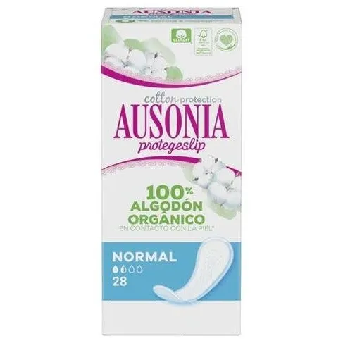 Ausonia Protegeslip Algodón Protección Normal 28Uds
