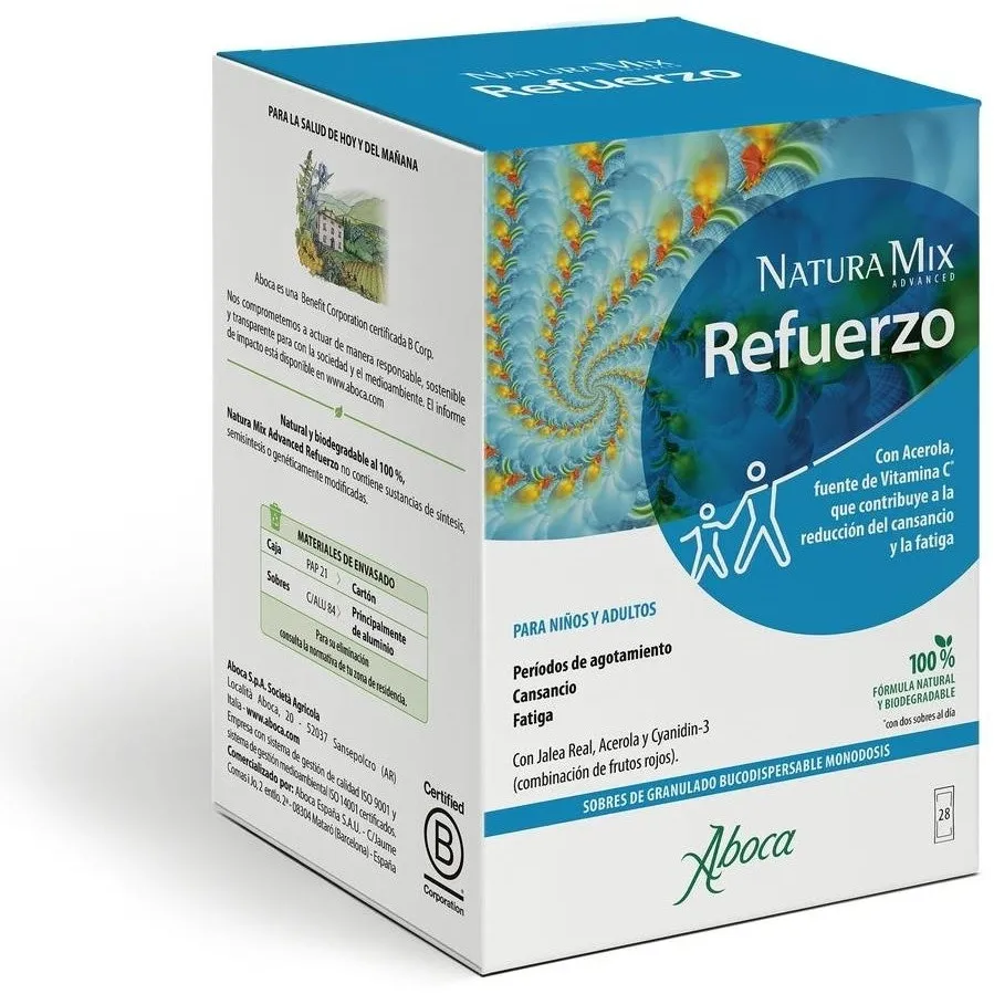 Aboca Natura Mix Advanced Refuerzo, 28 Sobres