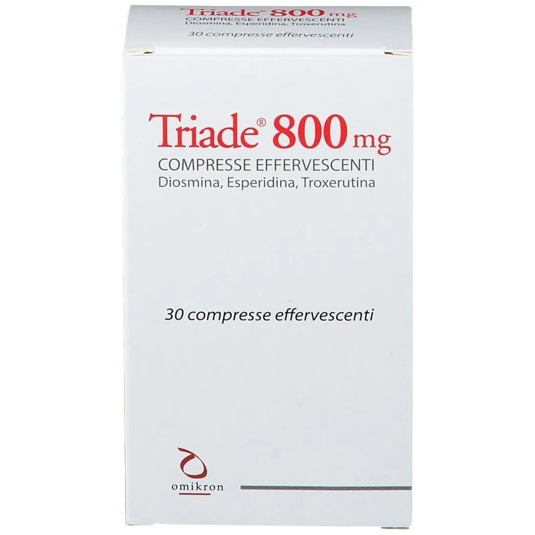 Triade 800 Mg 30 Comprimidos Efervescentes