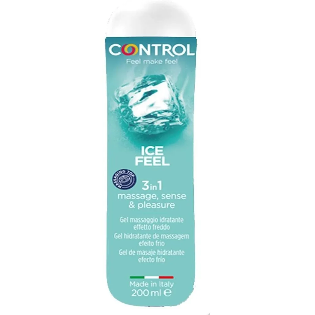 Control Ice Feel 3 En 1 Gel De Masaje Hidratante 200Ml