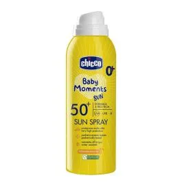 Chicco Baby Moments Leche Solar Spray SPF50+