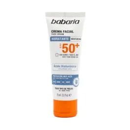 Babaria Crema Facial Hidratante SPF50+