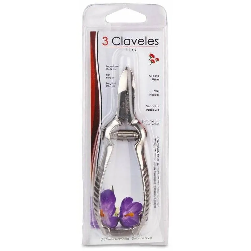 3 Claveles Alicate Uñas Pies R80063, 1 Ud