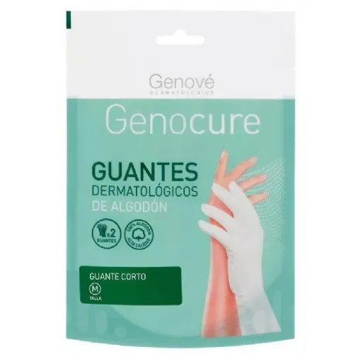 Guantes de algodon genocure dermatologico talla m - genocure