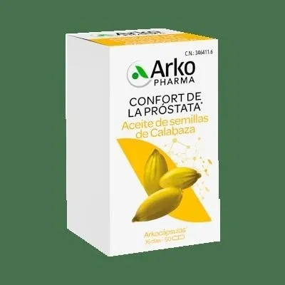 Arkopharma Arkocápsulas Aceite De Semillas De Calabaza, 50 Cápsulas