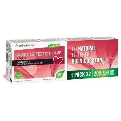 Pack Arkopharma Arkosterol Plus, 2 Unidades X 30 Cápsulas