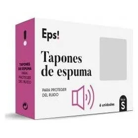 Deiters Teps! Tapón De Espuma Talla S, 6 Unidades