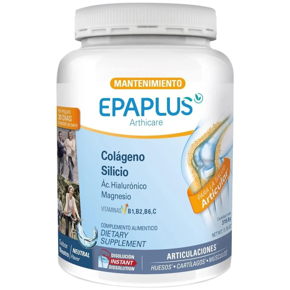 Epaplus Arthicare Mantenimiento Colágeno Sabor Neutro - 326G