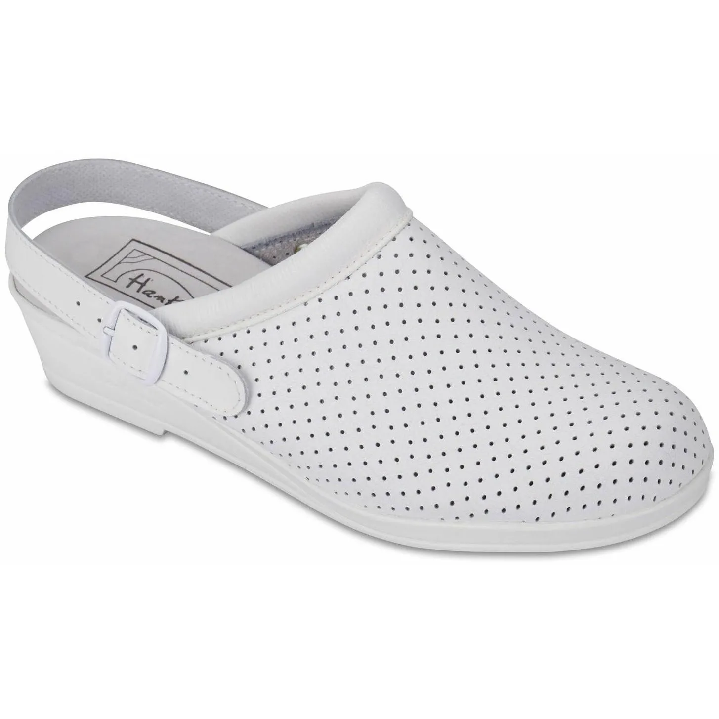 Zueco Hankshoes Confort Blanco Talla 42, 1 Par