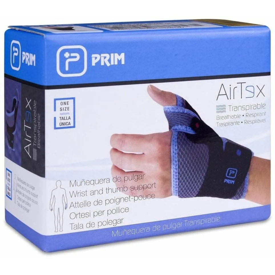 Prim Airtex Muñequera Pulgar Derecho Talla Única, 1 Ud