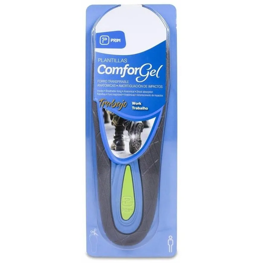 Comforgel Plantillas Trabajo Talla 40-46, 2 Uds