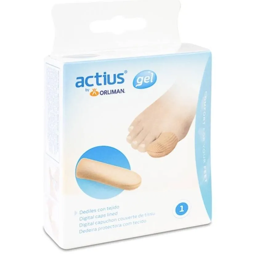 Actius Dedil Tejido Recubierto Gel Acp914 Talla M, 1 Unidad