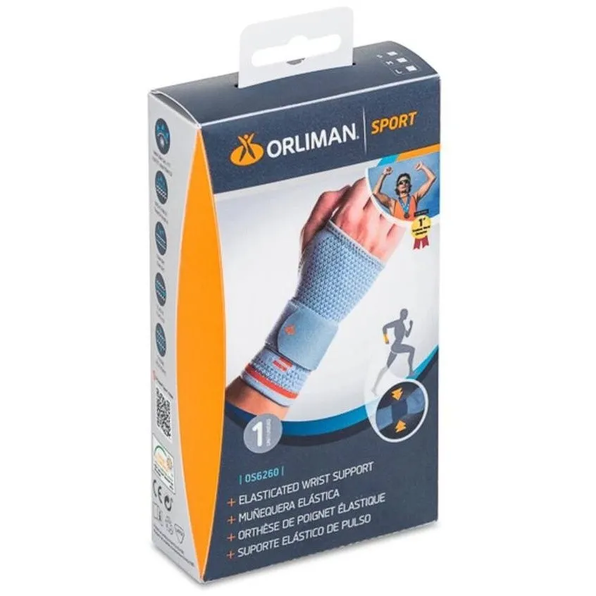 Orliman Sport Muñequera Os6260 1/S 15-18, 1 Unidad