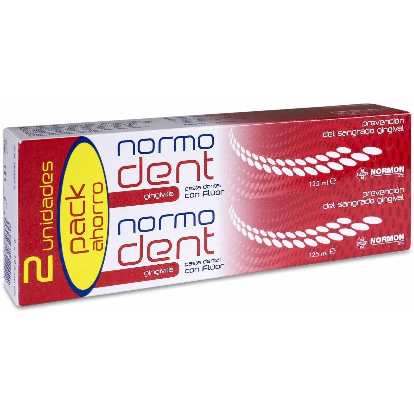 Pack Normodent Gingivitis Pasta Dental, 125 Ml