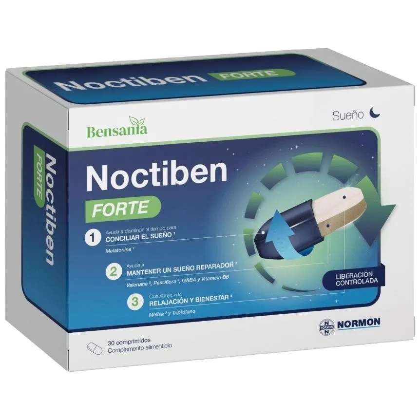 Normon Bensania Noctiben Forte 30 Comprimidos