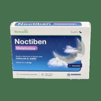Normon Bensania Noctiben Melatonina 30 Comprimidos Masticables