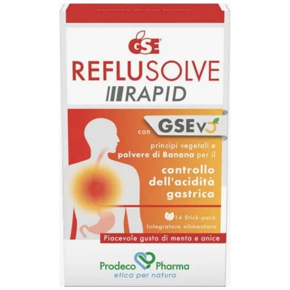 Prodeco Pharma Gse Reflusolve Rapid Suplemento Dietético En Stick.