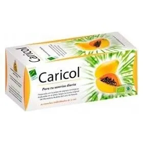 100% Natural Caricol Digestivo 20 Estuches Individuales