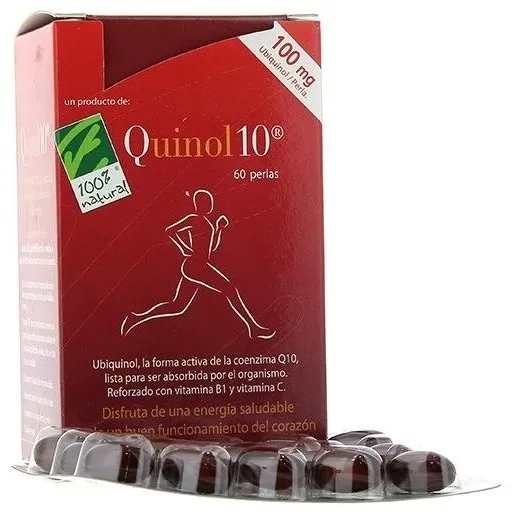 100% Natural Quinol10 60 Perlas De 100Mg