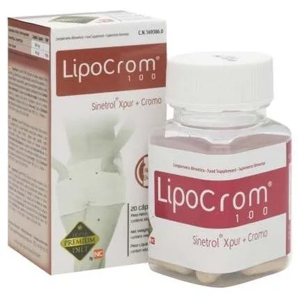 Lipocrom 100 20 Capsulas