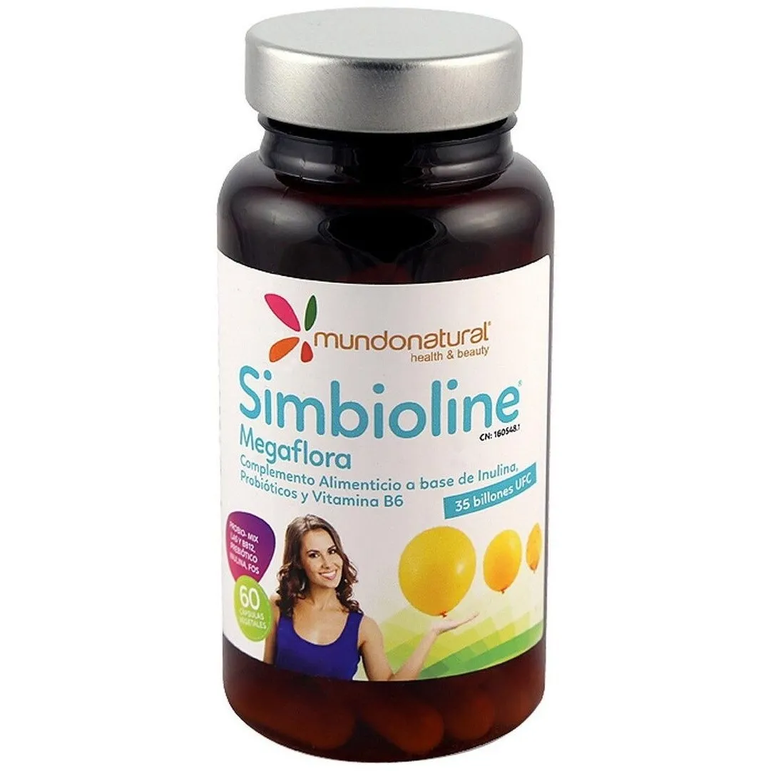 Mundo Natural Simbioline Megaflora 60Caps