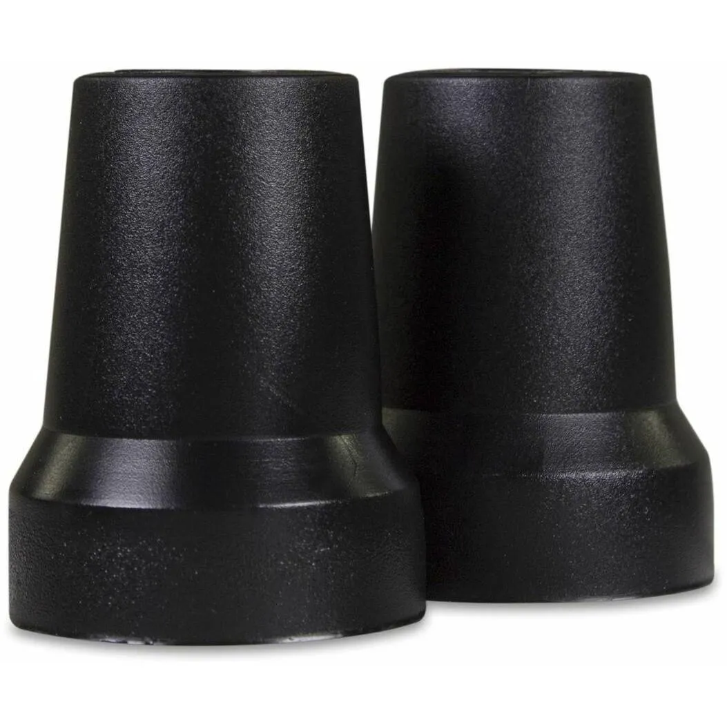 Corysan Contera Negra Para Bastón Inglés 18 Mm, 2 Uds