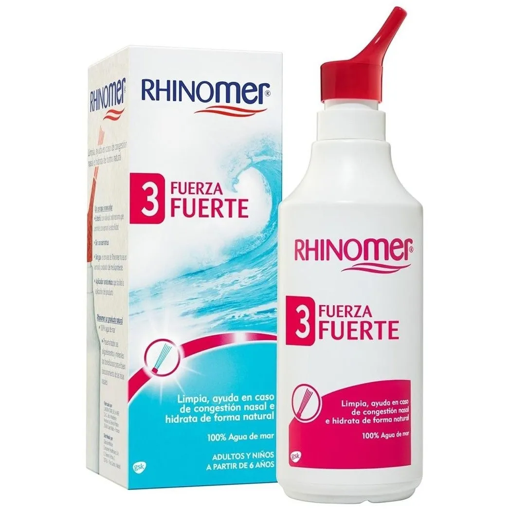 Rhinomer Fuerza 3 Fuerte Limpieza Nasal180Ml