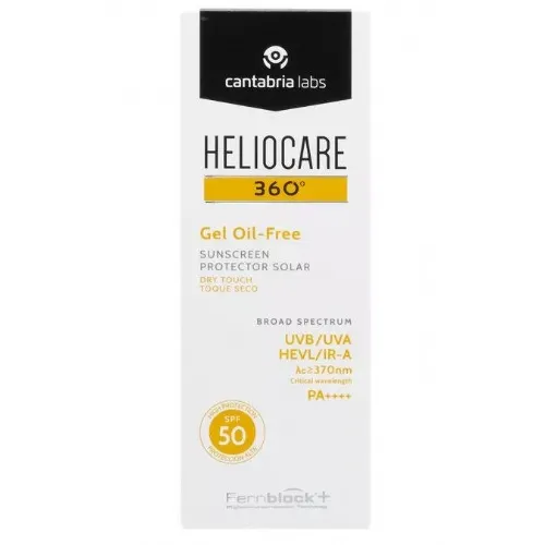 Heliocare 360º spf 50 fluido gel oil free protector solar 1 envase 50 ml