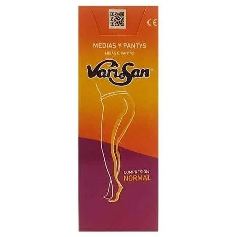 Varisan Panty Compresión Normal Talla 5 Negro, 1 Ud
