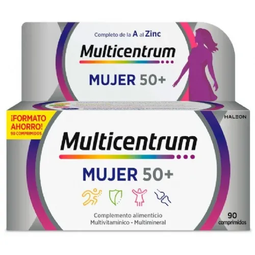 Multicentrum mujer 50+ (90 comprimidos)