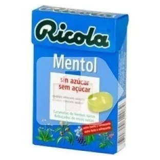Ricola Caramelos Con Mentol Sin Azúcar 50G