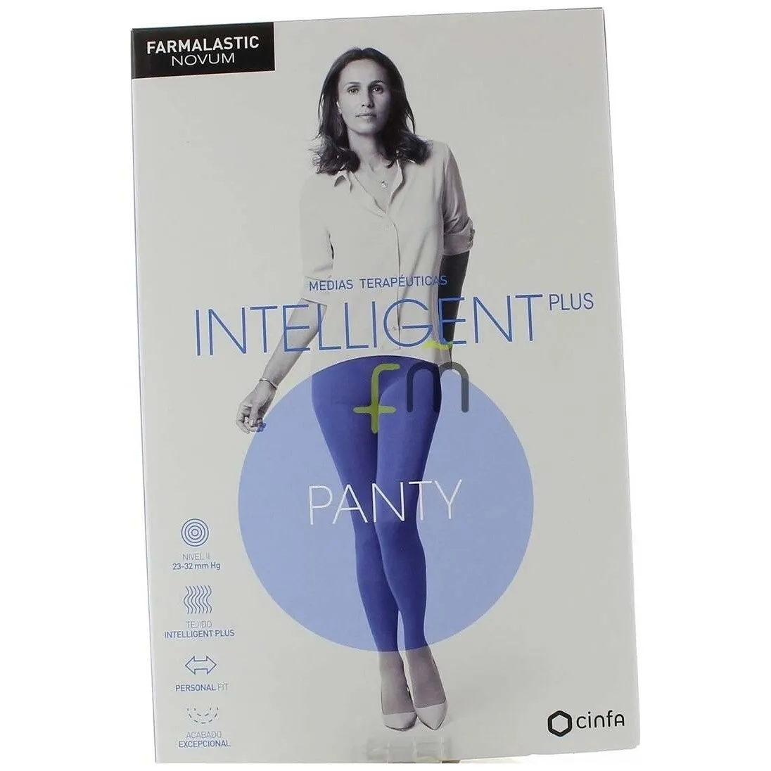 Farmalastic Novum Intelligent Panty Compresión Normal Caviar Talla 3, 1 Ud