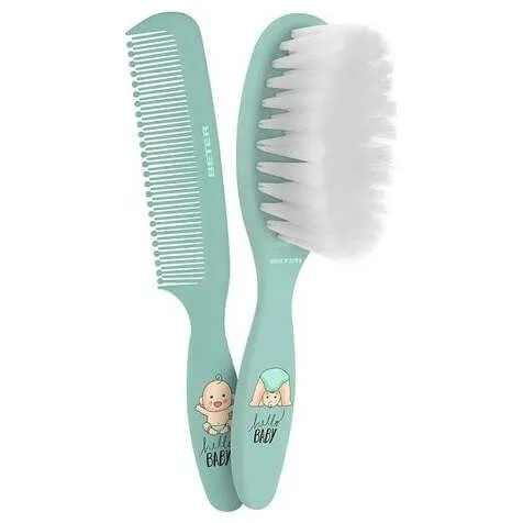 Beter Peine Y Cepillo Bebé Suave 2Uds