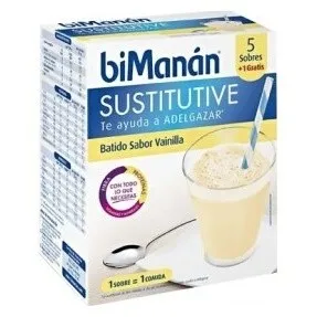 Bimanán® Beslim Batidos Sabor Vainilla 6Uds