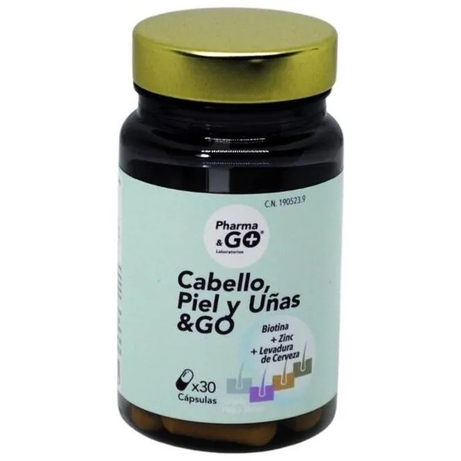Cabello, Piel Y Uñas & Go, 30 Cápsulas