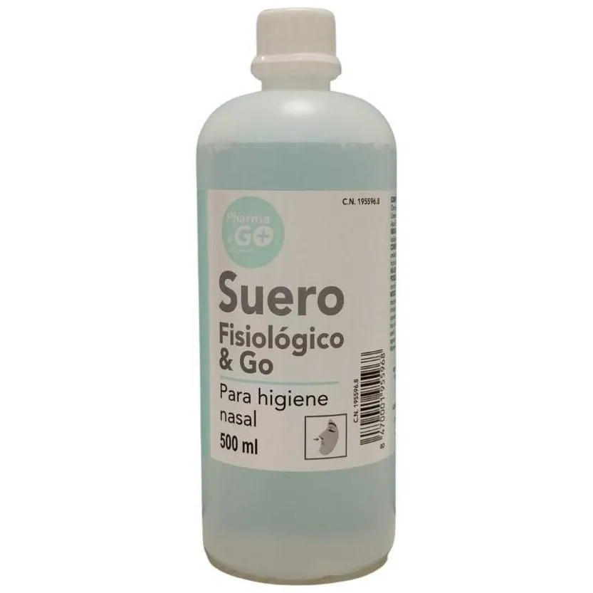 Pharma&Go Suero Fisiológico, 500 Ml