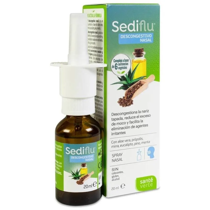 Santé Verte Sediflu Descongestivo Nasal, 20 Ml