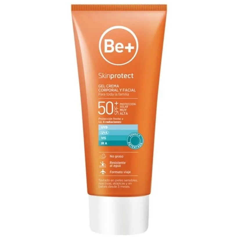 Be+ Skin Protect Gel Crema Corporal Y Facial Spf50+ 100Ml