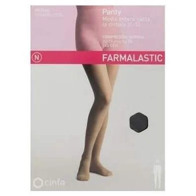 Farmalastic Panty Compresion Ligera Negro Tm 1Ud