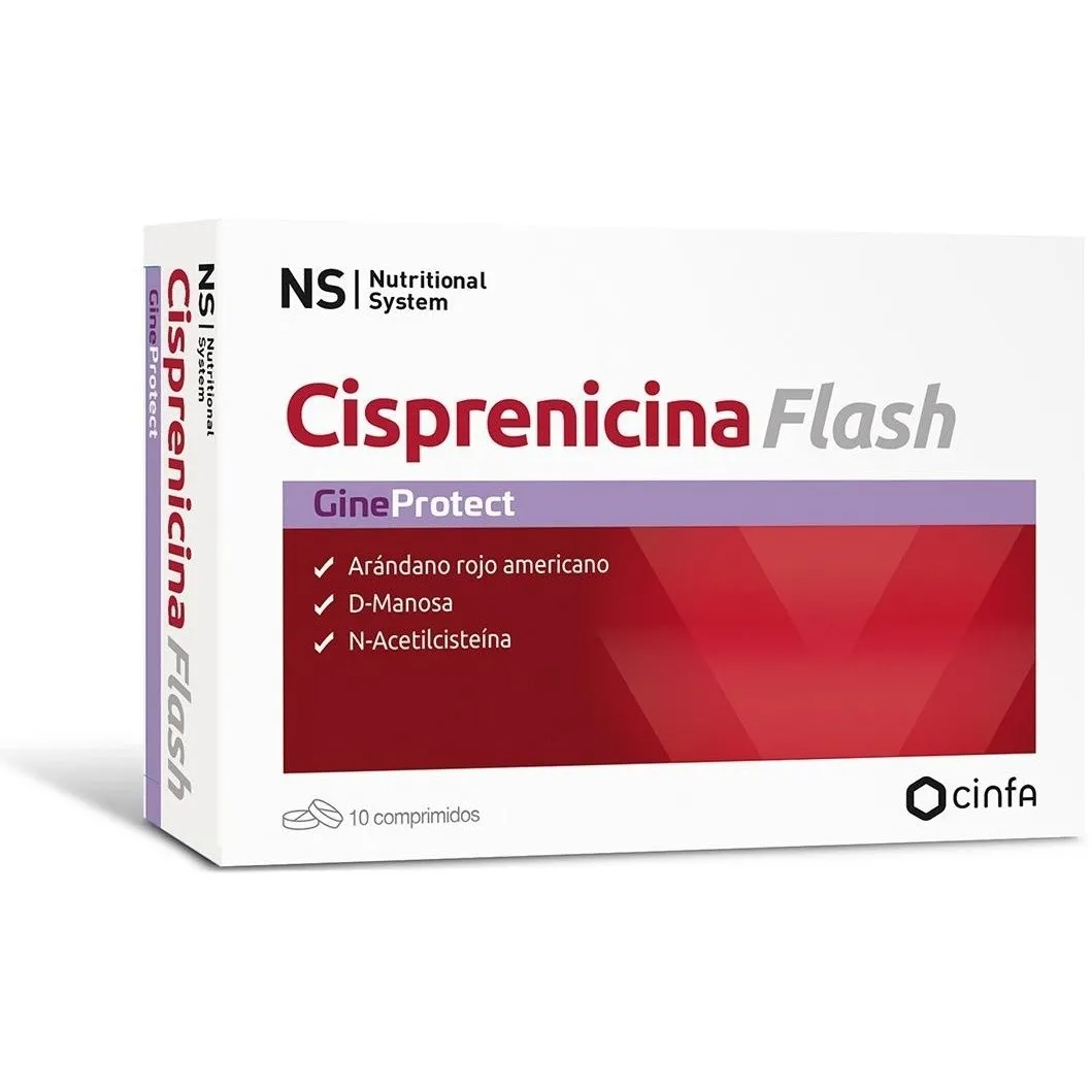 N+S Gineprotect Cisprenicina Flash 10 Comprimidos
